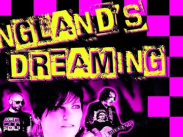 England's Dreaming 5 piece covers band promo slide