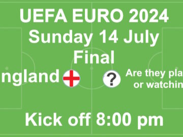 Placeholder for the Final in UEFA Euro 2024 which England would reach if they won their knock-out matches