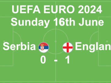 UEFA Euro 2024 16 JUN result England 1 - Slovenia 0