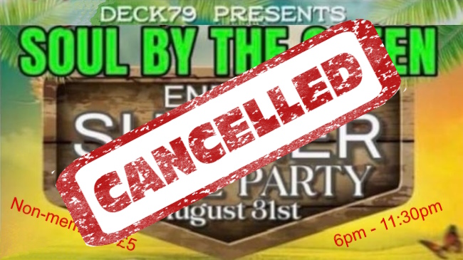 Cancelled Deck 79 End of Summer Party 31st August 2024