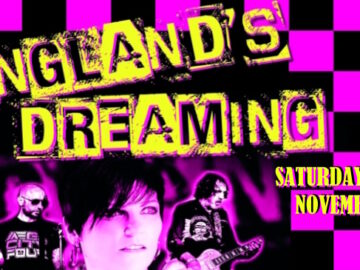 Promo for England's Dreaming punk, new wave and ska band 16th November