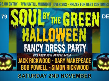 Promo slide for Deck 79's Fancy Dress Halloween Party Saturday 2nd NOV 2024